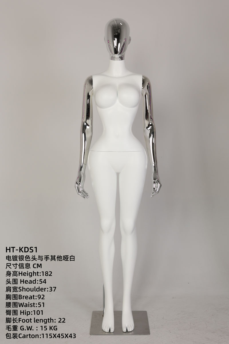 HT-KDS1 电镀银色 哑白身